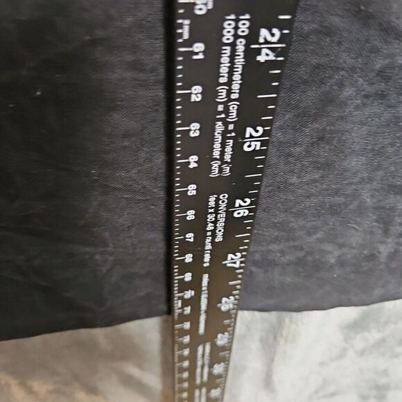 Maurada Pencil Skirt Women's Sz 16 black linen cotton vintage - Picture 2 of 11